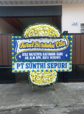 Papan Bunga Duka di Sungai Besar